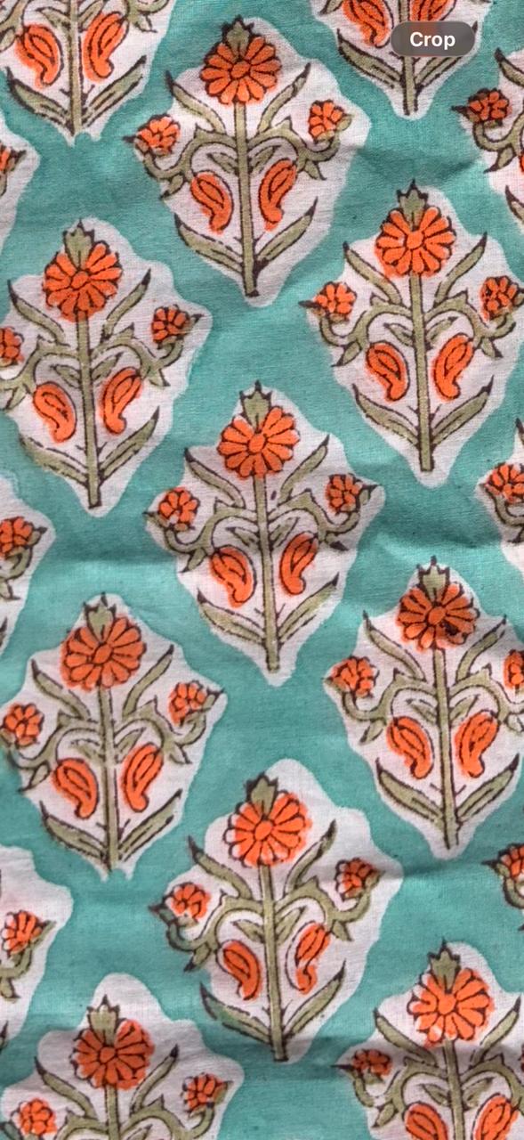 Mint Marigold Buti Cami Top